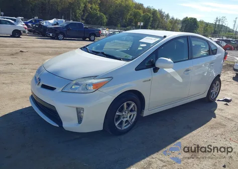 2012 Toyota Prius Two z USA, uszkodzony, nr VIN JTDKN3DU2C1558505